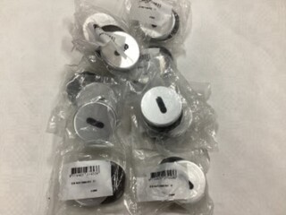 Partij Deurbeslag, schilden, rozetten, cilinders